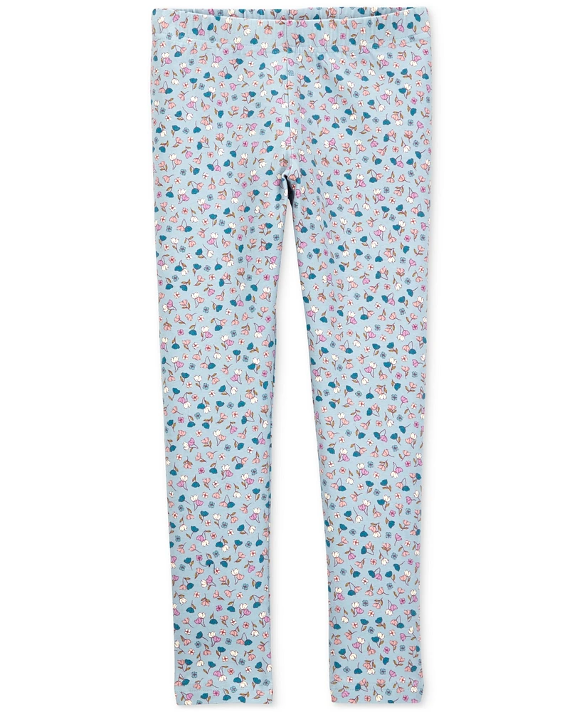 Carter's Little & Big Girls Floral-Print Stretch Leggings