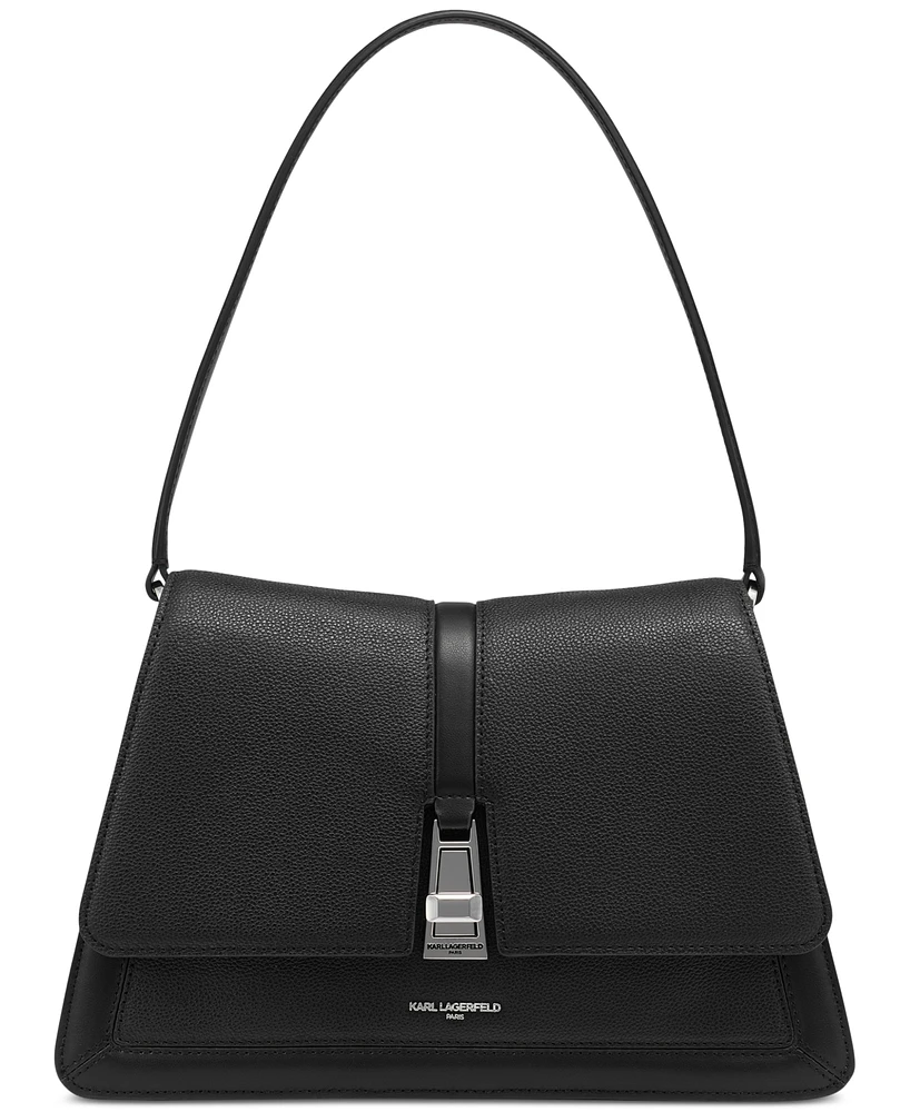 Karl Lagerfeld Paris Mercerie Medium Leather Satchel