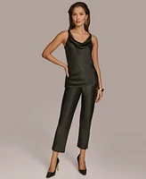 Donna Karan New York Women's Cowlneck Tank Top