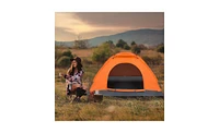 Slickblue 1-Person Waterproof Camping Dome Tent - Automatic Pop-Up Quick Shelter for Outdoor Adventures