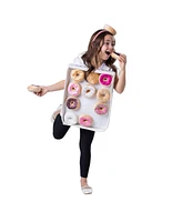 Dress Up America Doughnut Box Tunic & Headband Costume Set - Kids Girls