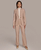 Donna Karan New York Womens One Button Jacket Straight Leg Pants