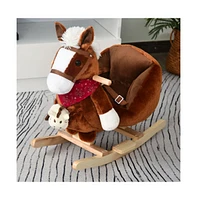 Slickblue Top Baby Rocking Horse for Kids Safe and Engaging Ride-On Toy for Young Children