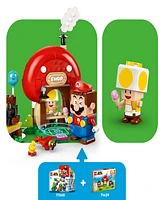 Lego Super Mario Nabbit at Toad's Shop Expansion Toy Set 71429, 230 Pieces