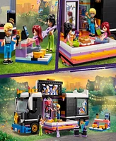 Lego Friends Pop Star Music Tour Bus Play Together Toy 42619, 845 Pieces