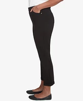 Alfred Dunner Petite Cuffed Ankle Ponte Pants