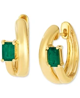 Le Vian Emerald (1 ct. t.w.) Hoop Earrings in 14k Honey Gold