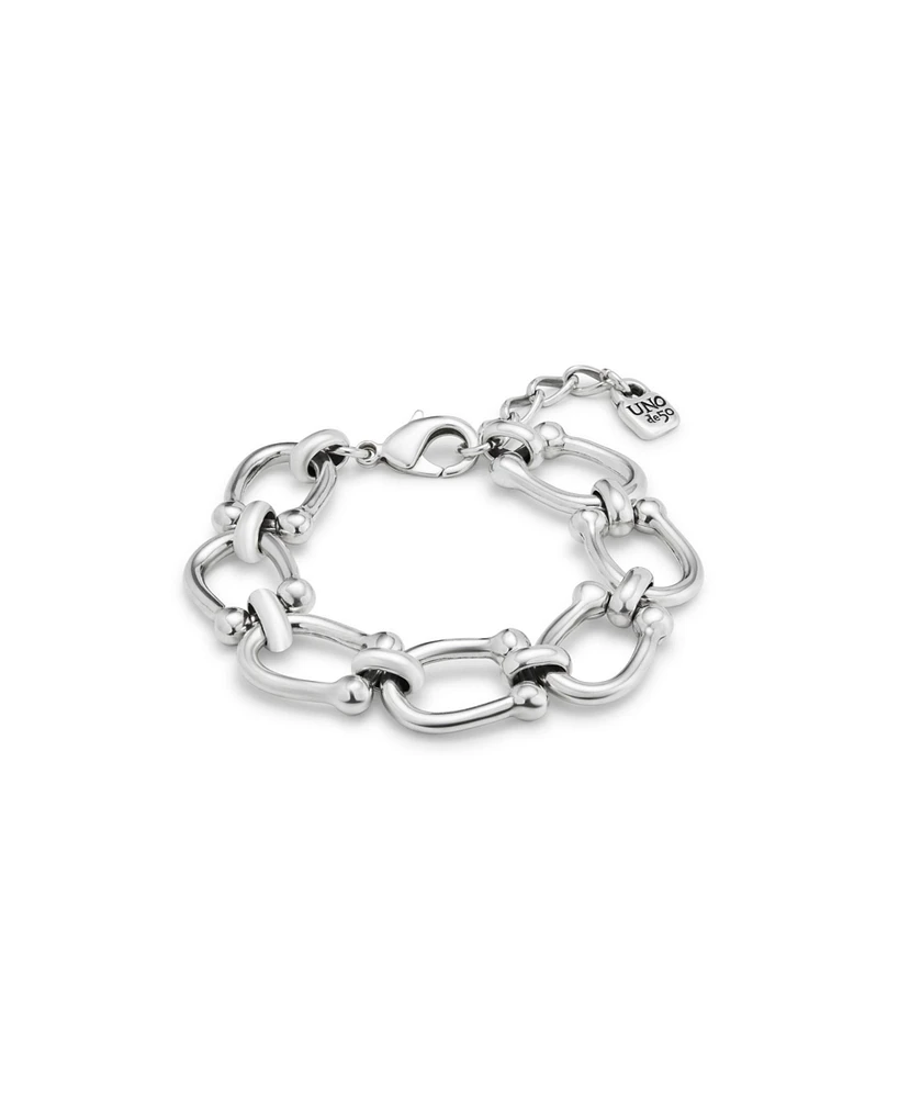 UNOde50 Medium Sized Oval Links Metal Alloy Bracelet
