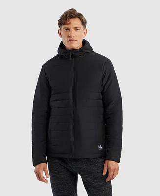 Ecko Unltd Men's Hooded Puffer Jacket with Polar Fleece Lining