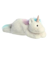 Aurora Large Unicorn Snoozles Laid-back Plush Toy White 18"