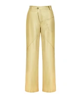 Nocturne Women's High Waist Faux Leather Pants