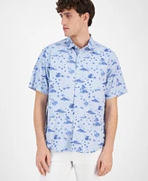Tommy Bahama Men's Island Bound Chambray Short-Sleeve Shirt
