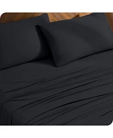 Bare Home 4 Way Microfiber Stretch Knit Sheet Set