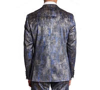 Paisley & Gray Men's Slim-Fit Double-Breasted Tuxedo Jacket