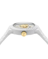 Versace Men's Swiss V-Pop White Silicone Strap Watch 43mm