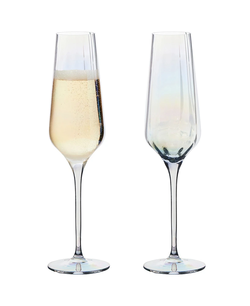 Anton Studio Designs Palazzo Champagne Flutes, Set of 2