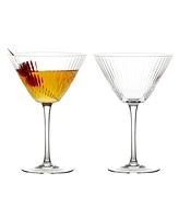 Anton Studio Designs Empire Clear Cocktail Glasses, Set of 2