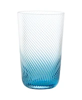 Anton Studio Designs Swirl Highball Tumblers, Set of 4