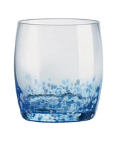 Anton Studio Designs Speckle Double Old Fashioned Tumblers, Set of 4