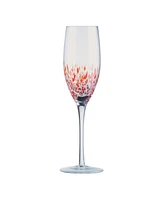 Anton Studio Designs Speckle Champagne Flutes, Set of 4