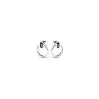 UNOde50 Sterling Silver-Plated Metal Alloy Needle Shaped Earrings