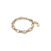 UNOde50 Medium Sized Oval Link Carabiner Clasp Bracelet