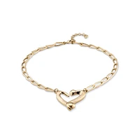 UNOde50 Metal Alloy Medium Heart Necklace