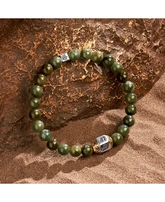 Karma and Luck Words of Wisdom - Jade Mantra Bracelet