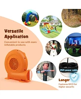 Gouun 550W Air Blower (0.7HP) for Inflatables with 25 feet Wire and Gfci Plug