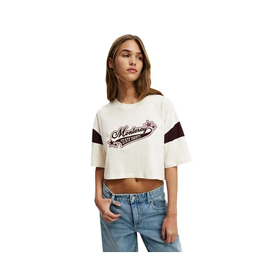 Cotton On Women's The Oversized Chopped Graphic Tee