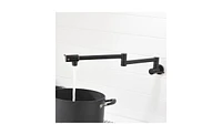 Slickblue Brass Foldable Kitchen Faucet, Rotatable Tap for Cold Water