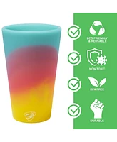 Silipint Pint Glasses: 2 pk - Sugar Rush & Aurora