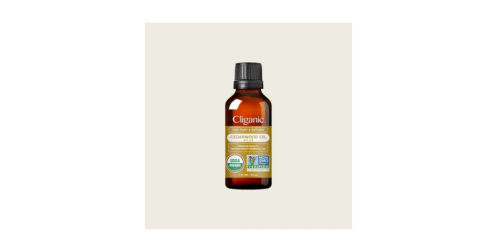 Cliganic Organic Cedarwood Oil, 1oz