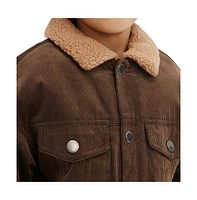 Cotton On Boys Little/Big Jamie Sherpa Jacket