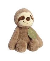 ebba Large Silas Sloth Eco Eco-Friendly Baby Plush Toy Brown 12.5"