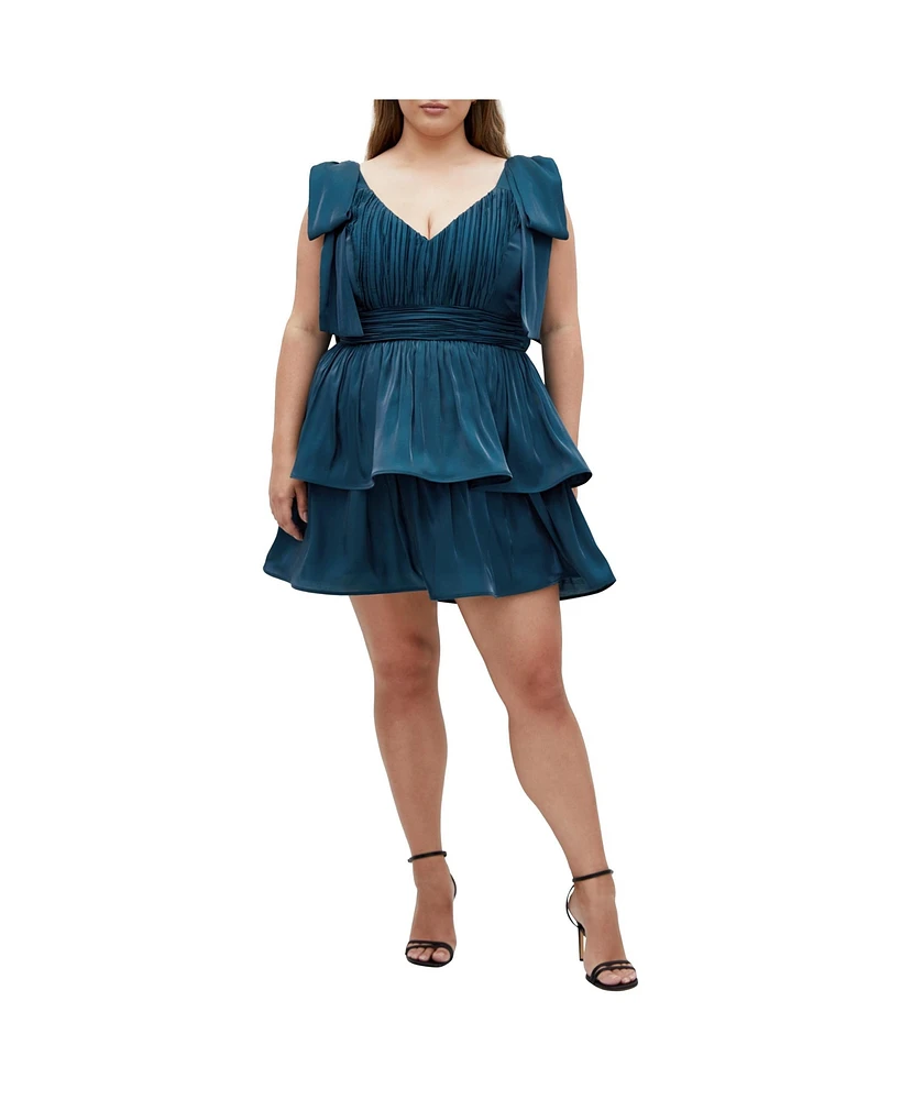 City Chic Plus Betty Bow Dress