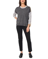 Vince Camuto Women's Colorblocked Raglan-Sleeve Sweater