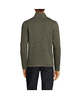 Lands' End Men's Sweater Fleece Quarter Zip Pullover