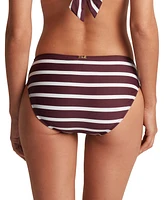 Lauren Ralph Women's Striped Hipster Bikini Bottoms