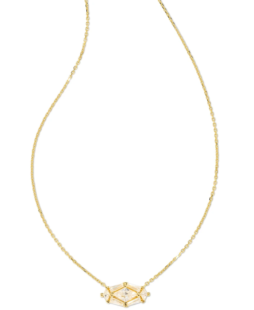 Kendra Scott Gold-Tone Lindy Rae Elisa 17-2/5" Short Pendant Necklace