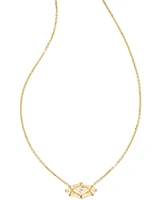 Kendra Scott Gold-Tone Lindy Rae Elisa 17-2/5" Short Pendant Necklace