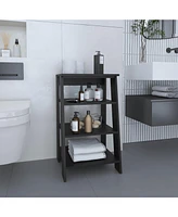 Colyn Linen Cabinet, Four Shelves, Vertical, White
