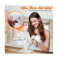 Pyle Full Motion Anti-Theft Tablet Bracket, Adjustable and Secure Stand with Lock Mechanism