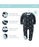 The Peanutshell Baby Boys Newborn Layette Gift Set for Baby Girls, Blue and White Elephant, 30 Essential Pieces