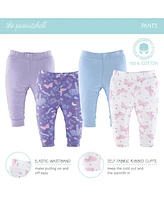 The Peanutshell Baby Girls Newborn Layette Gift Set for Girls, Purple Pink Butterfly, 30 Essential Pieces