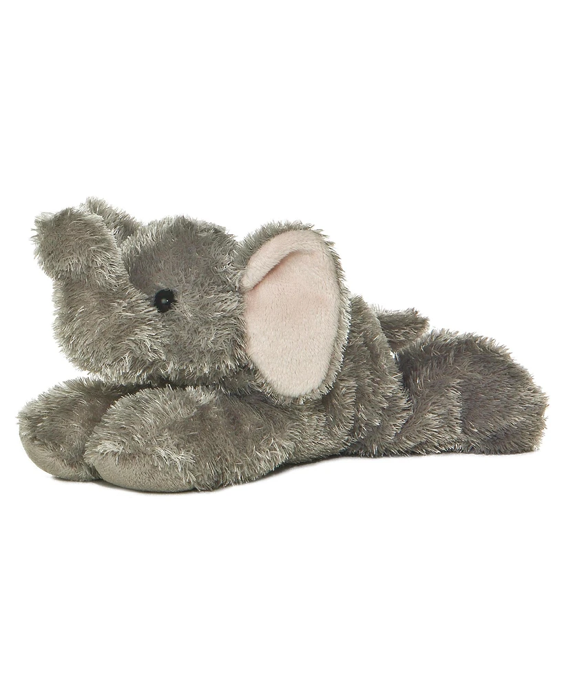 Aurora Small Ellie Mini Flopsie Adorable Plush Toy Gray 8"