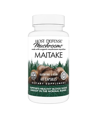 Host Defense Maitake Capsules - Immune & Cellular Health Support Supplement - Dietary Herbal Supplement with Maitake Mushroom & Mushroom Mycelium