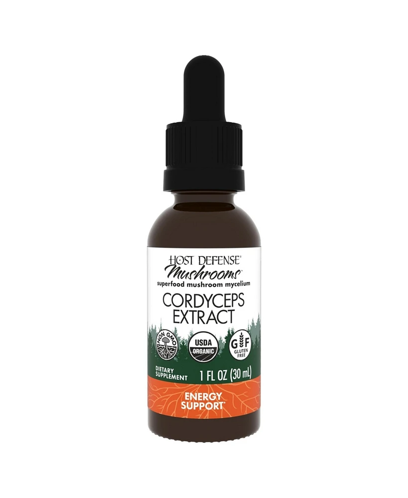 Host Defense Cordyceps Extract - Immune & Energy Support Supplement