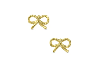 Lily Nily Girls Bow Twist Studs