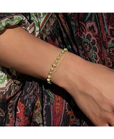 Karma and Luck Enlightened Soul - Buddha Jade Gold Chain Bracelet